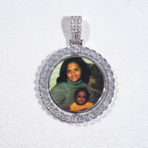 3D Spinning 2-Faced Custom Picture Pendant