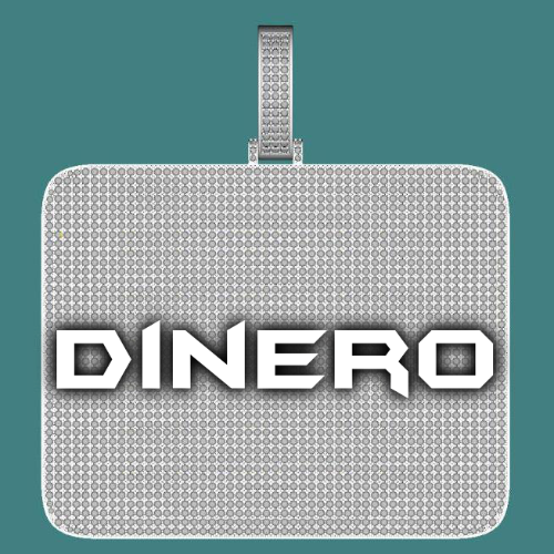 CUSTOM LETTER NECKLACE 3D BIG SQUARE