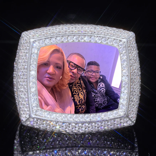3D CUSTOM PICTURE ICED RING