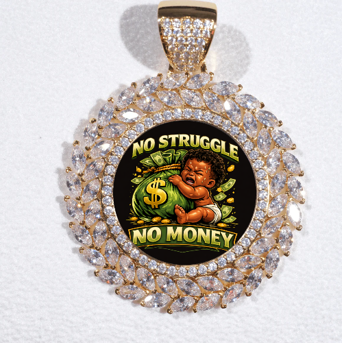 Large 3D Wheat Ear Custom Picture Pendant