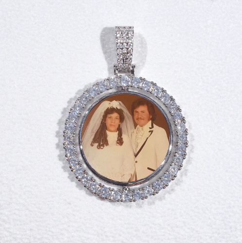 3D Spinning 2-Faced Custom Picture Pendant