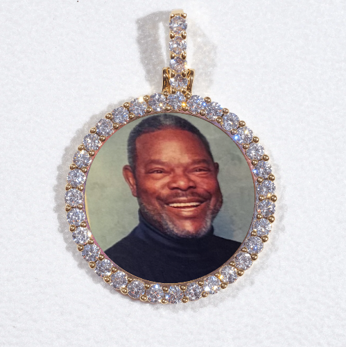 3D CIRCLE CUSTOM PICTURE PENDANT SMALL SIZE