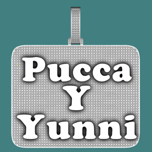 CUSTOM LETTER NECKLACE 3D BIG SQUARE