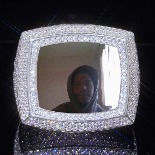 3D CUSTOM PICTURE ICED RING
