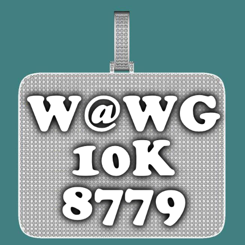CUSTOM LETTER NECKLACE 3D BIG SQUARE