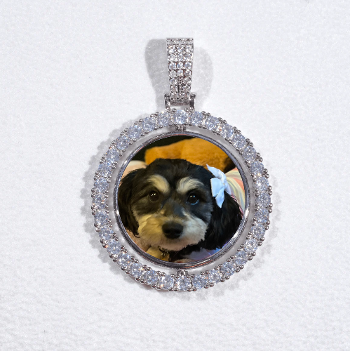 3D Spinning 2-Faced Custom Picture Pendant