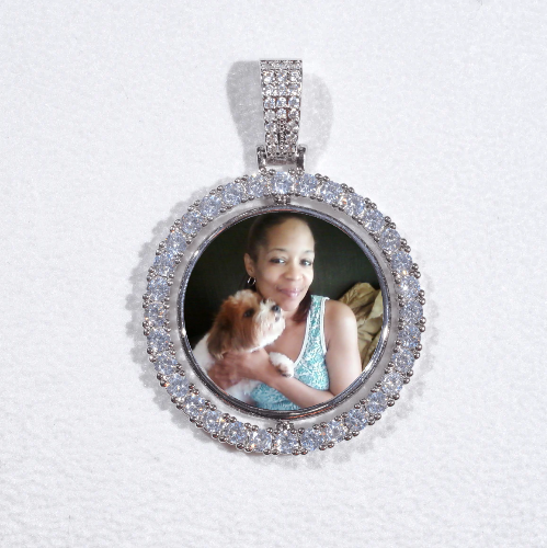 3D Spinning 2-Faced Custom Picture Pendant
