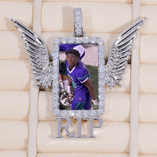RIP WING 3D CUSTOM PICTURE PENDANT
