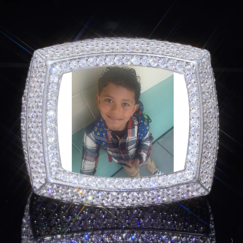 3D CUSTOM PICTURE ICED RING