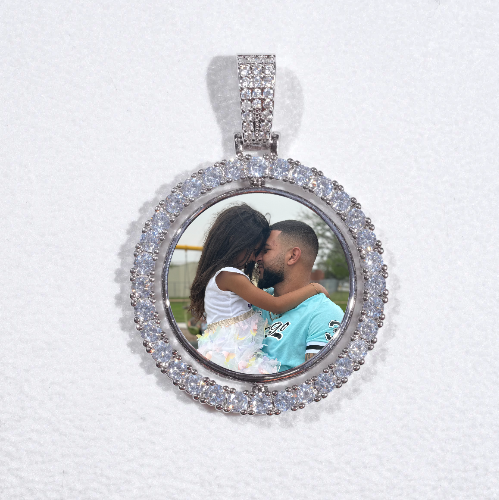 3D Spinning 2-Faced Custom Picture Pendant