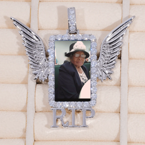 RIP WING 3D CUSTOM PICTURE PENDANT