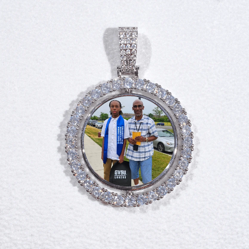 3D Spinning 2-Faced Custom Picture Pendant