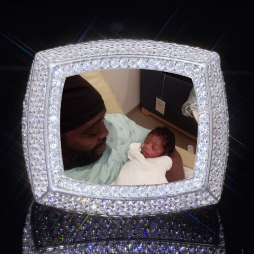 3D CUSTOM PICTURE ICED RING