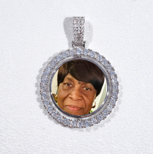 3D Spinning 2-Faced Custom Picture Pendant
