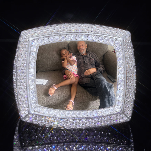 3D CUSTOM PICTURE ICED RING