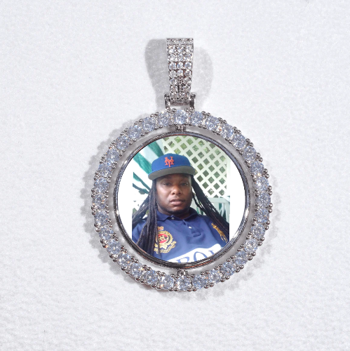 3D Spinning 2-Faced Custom Picture Pendant