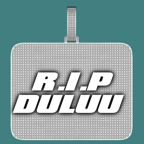 CUSTOM LETTER NECKLACE 3D BIG SQUARE