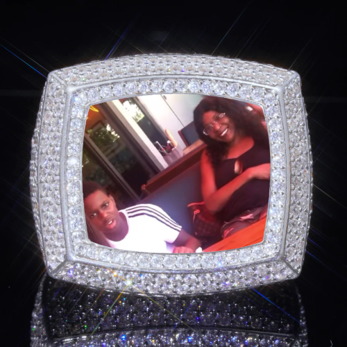 3D CUSTOM PICTURE ICED RING