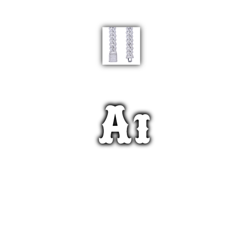 Custom Letters Freibeuter Font Necklace