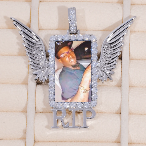 RIP WING 3D CUSTOM PICTURE PENDANT