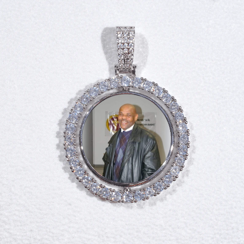 3D Spinning 2-Faced Custom Picture Pendant