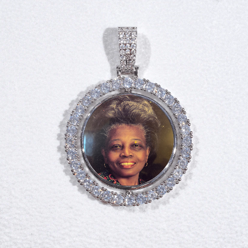 3D Spinning 2-Faced Custom Picture Pendant