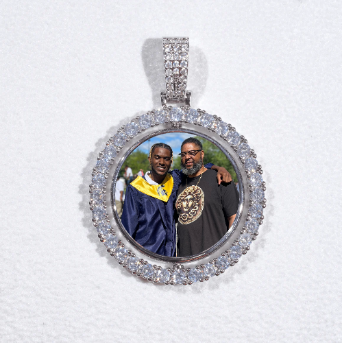 3D Spinning 2-Faced Custom Picture Pendant