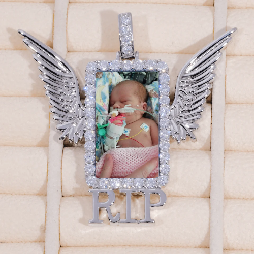 RIP WING 3D CUSTOM PICTURE PENDANT