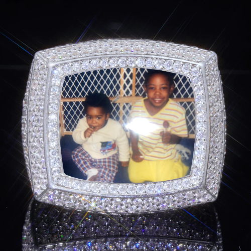 3D CUSTOM PICTURE ICED RING