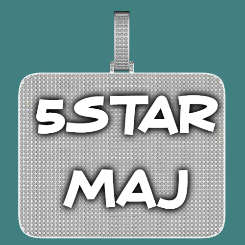 CUSTOM LETTER NECKLACE 3D BIG SQUARE