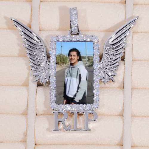RIP WING 3D CUSTOM PICTURE PENDANT