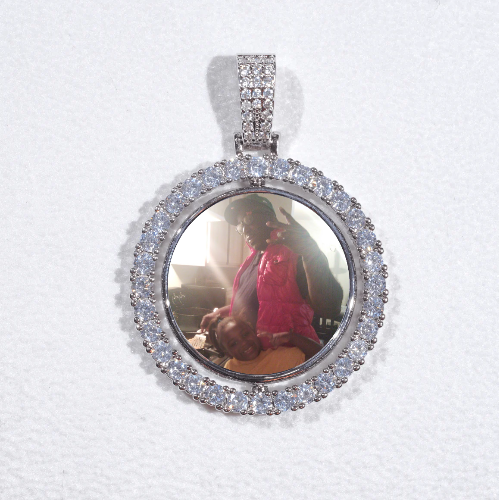 3D Spinning 2-Faced Custom Picture Pendant
