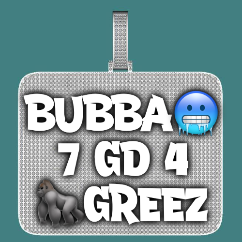 CUSTOM LETTER NECKLACE 3D BIG SQUARE
