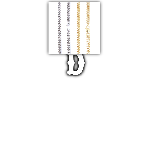 Custom Letters Freibeuter Font Necklace
