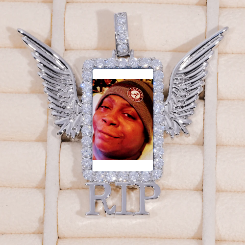 RIP WING 3D CUSTOM PICTURE PENDANT