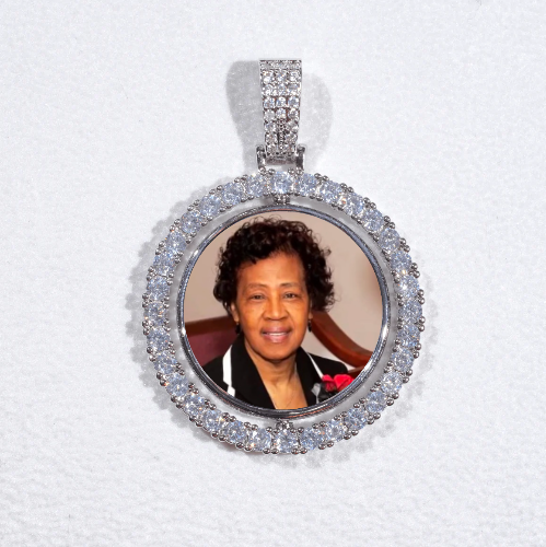 3D Spinning 2-Faced Custom Picture Pendant
