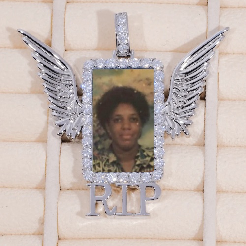 RIP WING 3D CUSTOM PICTURE PENDANT