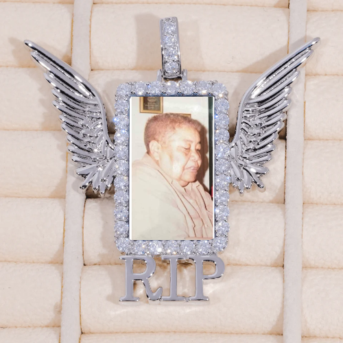 RIP WING 3D CUSTOM PICTURE PENDANT