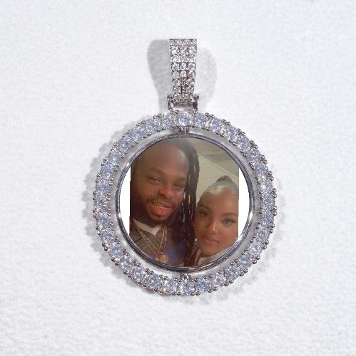 3D Spinning 2-Faced Custom Picture Pendant