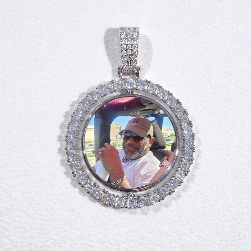 3D Spinning 2-Faced Custom Picture Pendant