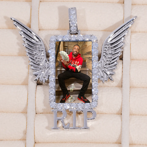 RIP WING 3D CUSTOM PICTURE PENDANT