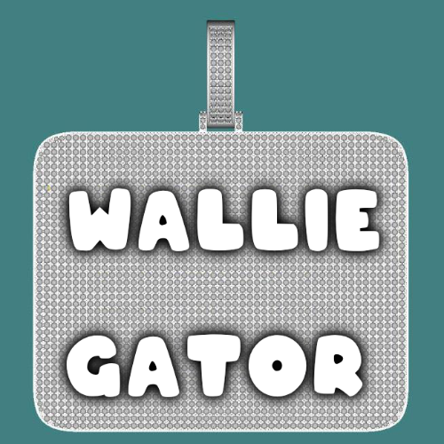 CUSTOM LETTER NECKLACE 3D BIG SQUARE