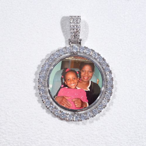 3D Spinning 2-Faced Custom Picture Pendant