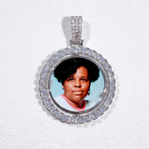 3D Spinning 2-Faced Custom Picture Pendant