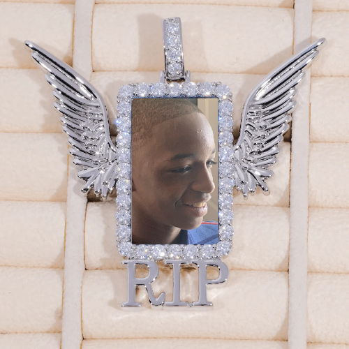 RIP WING 3D CUSTOM PICTURE PENDANT