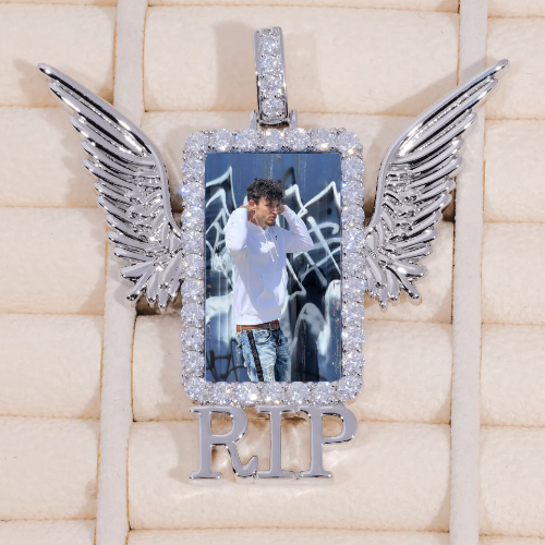 RIP WING 3D CUSTOM PICTURE PENDANT