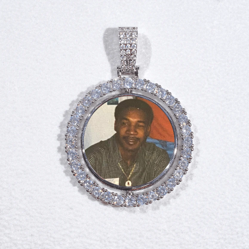 3D Spinning 2-Faced Custom Picture Pendant