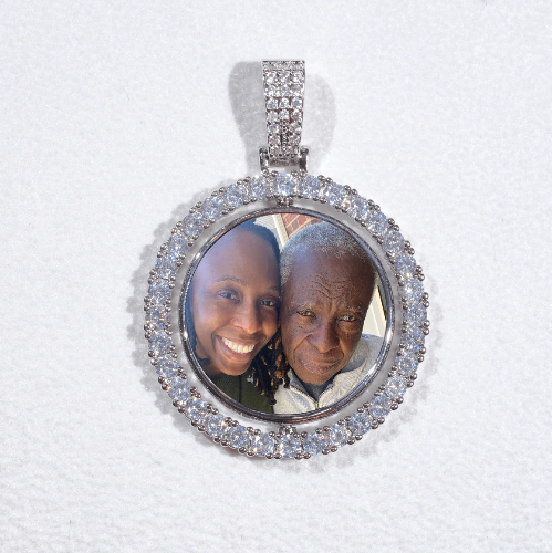 3D Spinning 2-Faced Custom Picture Pendant