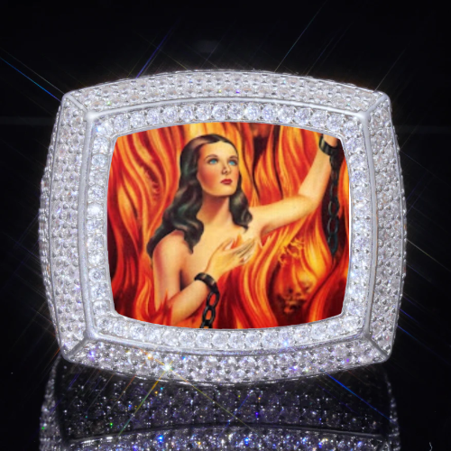 3D CUSTOM PICTURE ICED RING