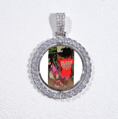 3D Spinning 2-Faced Custom Picture Pendant